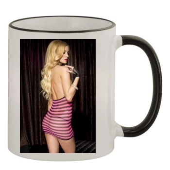 Bryana Holly 11oz Colored Rim & Handle Mug