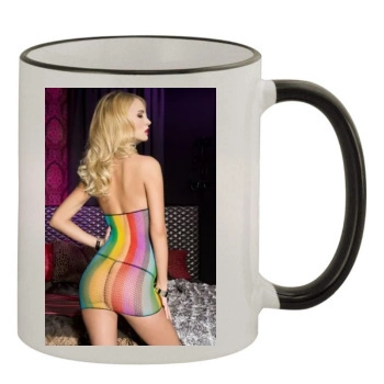 Bryana Holly 11oz Colored Rim & Handle Mug