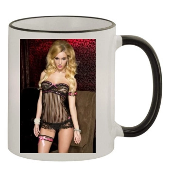 Bryana Holly 11oz Colored Rim & Handle Mug