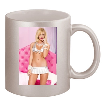 Bryana Holly 11oz Metallic Silver Mug