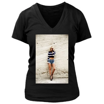 Bryana Holly Women's Deep V-Neck TShirt