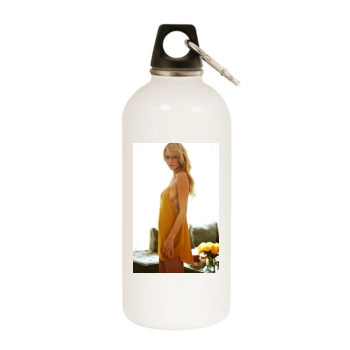 Bryana Holly White Water Bottle With Carabiner