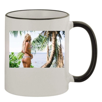 Bryana Holly 11oz Colored Rim & Handle Mug