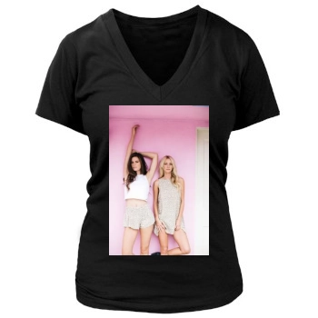 Bryana Holly Women's Deep V-Neck TShirt