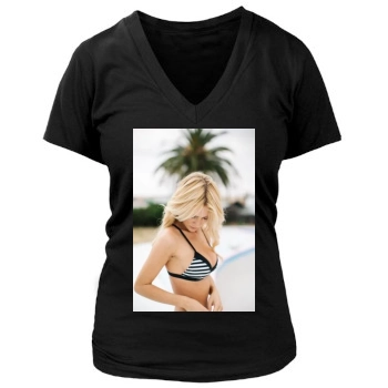 Bryana Holly Women's Deep V-Neck TShirt