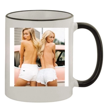 Bryana Holly 11oz Colored Rim & Handle Mug