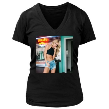 Bryana Holly Women's Deep V-Neck TShirt