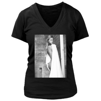 Bryana Holly Women's Deep V-Neck TShirt