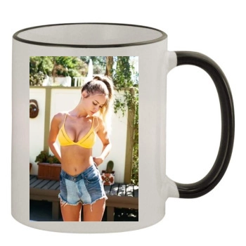 Bryana Holly 11oz Colored Rim & Handle Mug