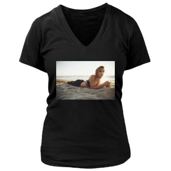 Bryana Holly Women's Deep V-Neck TShirt