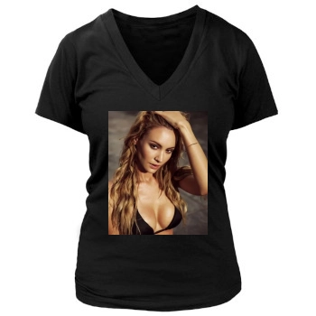 Bryana Holly Women's Deep V-Neck TShirt