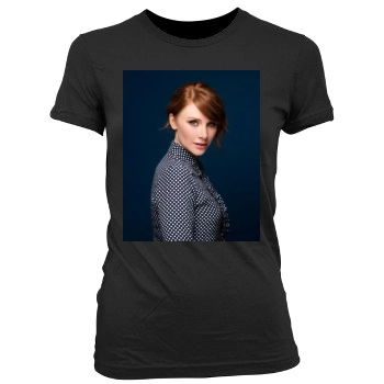 Bryce Dallas Howard Women's Junior Cut Crewneck T-Shirt