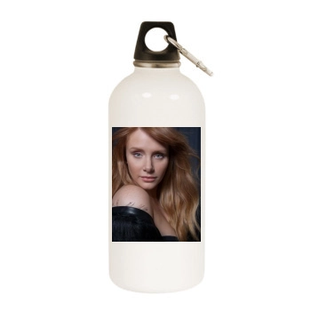 Bryce Dallas Howard White Water Bottle With Carabiner