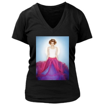 Bryce Dallas Howard Women's Deep V-Neck TShirt