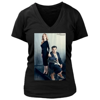 Bryce Dallas Howard Women's Deep V-Neck TShirt