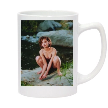 Calista Flockhart 14oz White Statesman Mug