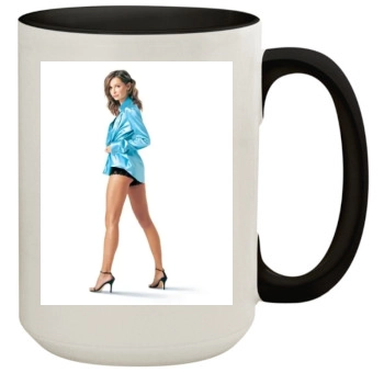 Calista Flockhart 15oz Colored Inner & Handle Mug