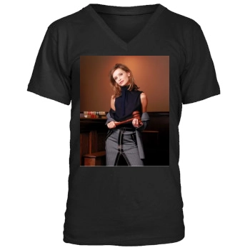 Calista Flockhart Men's V-Neck T-Shirt