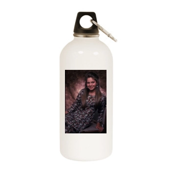 Candace Cameron White Water Bottle With Carabiner