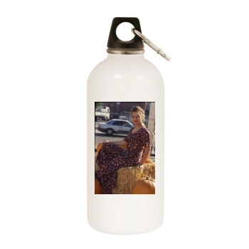 Candace Cameron White Water Bottle With Carabiner