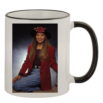 Candace Cameron 11oz Colored Rim & Handle Mug