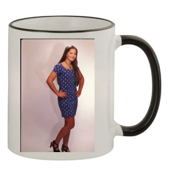 Candace Cameron 11oz Colored Rim & Handle Mug