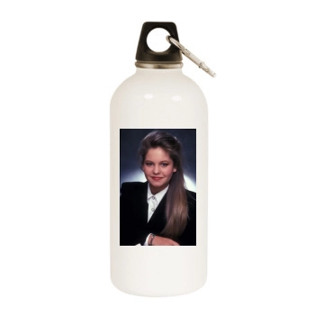 Candace Cameron White Water Bottle With Carabiner