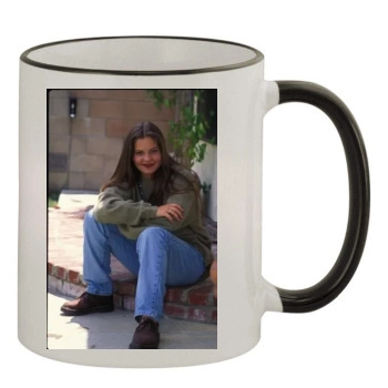 Candace Cameron 11oz Colored Rim & Handle Mug