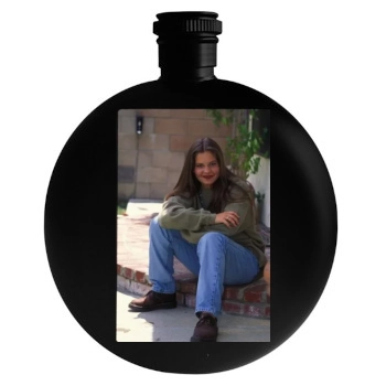 Candace Cameron Round Flask