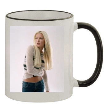 Caprice Bourret 11oz Colored Rim & Handle Mug