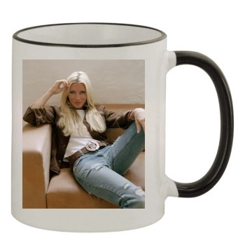 Caprice Bourret 11oz Colored Rim & Handle Mug