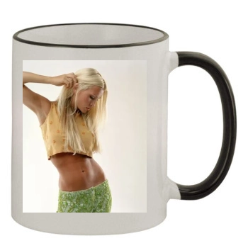 Caprice Bourret 11oz Colored Rim & Handle Mug