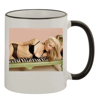 Caprice Bourret 11oz Colored Rim & Handle Mug