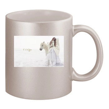 Carmen Kass 11oz Metallic Silver Mug