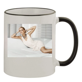 Carmen Kass 11oz Colored Rim & Handle Mug