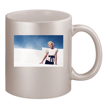 Carmen Kass 11oz Metallic Silver Mug