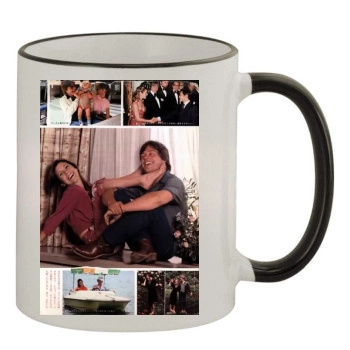 Carrie Fisher 11oz Colored Rim & Handle Mug