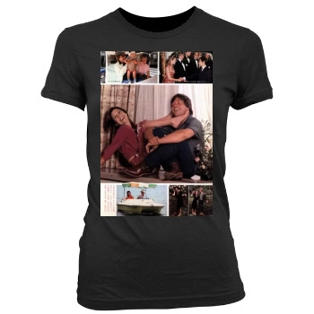 Carrie Fisher Women's Junior Cut Crewneck T-Shirt