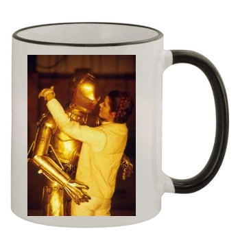 Carrie Fisher 11oz Colored Rim & Handle Mug