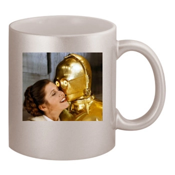 Carrie Fisher 11oz Metallic Silver Mug