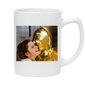 Carrie Fisher 14oz White Statesman Mug