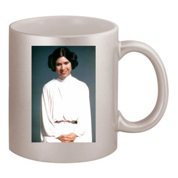 Carrie Fisher 11oz Metallic Silver Mug