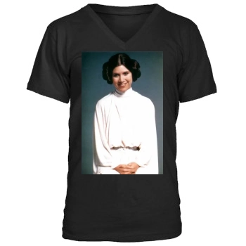 Carrie Fisher Men's V-Neck T-Shirt