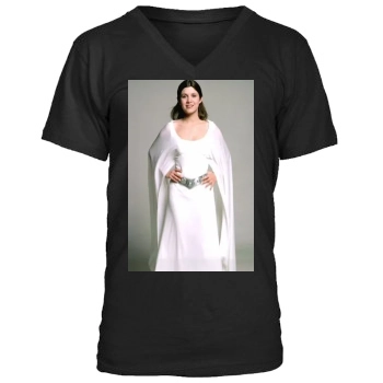 Carrie Fisher Men's V-Neck T-Shirt