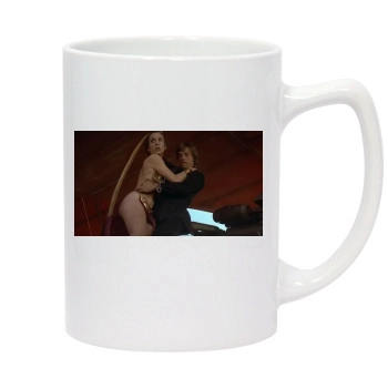 Carrie Fisher 14oz White Statesman Mug