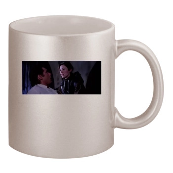 Carrie Fisher 11oz Metallic Silver Mug