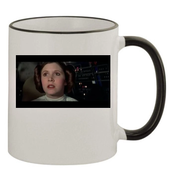 Carrie Fisher 11oz Colored Rim & Handle Mug