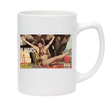 Carrie Fisher 14oz White Statesman Mug