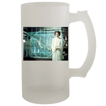 Carrie Fisher 16oz Frosted Beer Stein