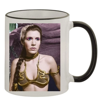 Carrie Fisher 11oz Colored Rim & Handle Mug